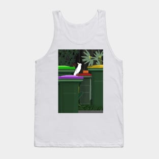 The Purple Bin Lid Bin Night Tank Top